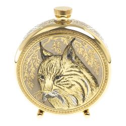 Фляжка с гравюрой &quot;Рысь&quot; Златоуст — 