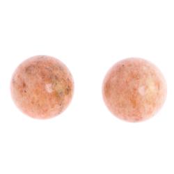 Шары для массажа 3,5 см из розового мрамора 2 шт — 