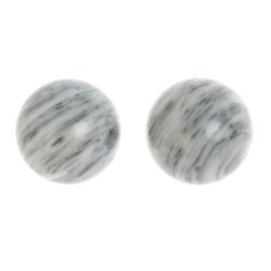 Шары для массажа из серого мрамора 4,5 см 2 шт — 