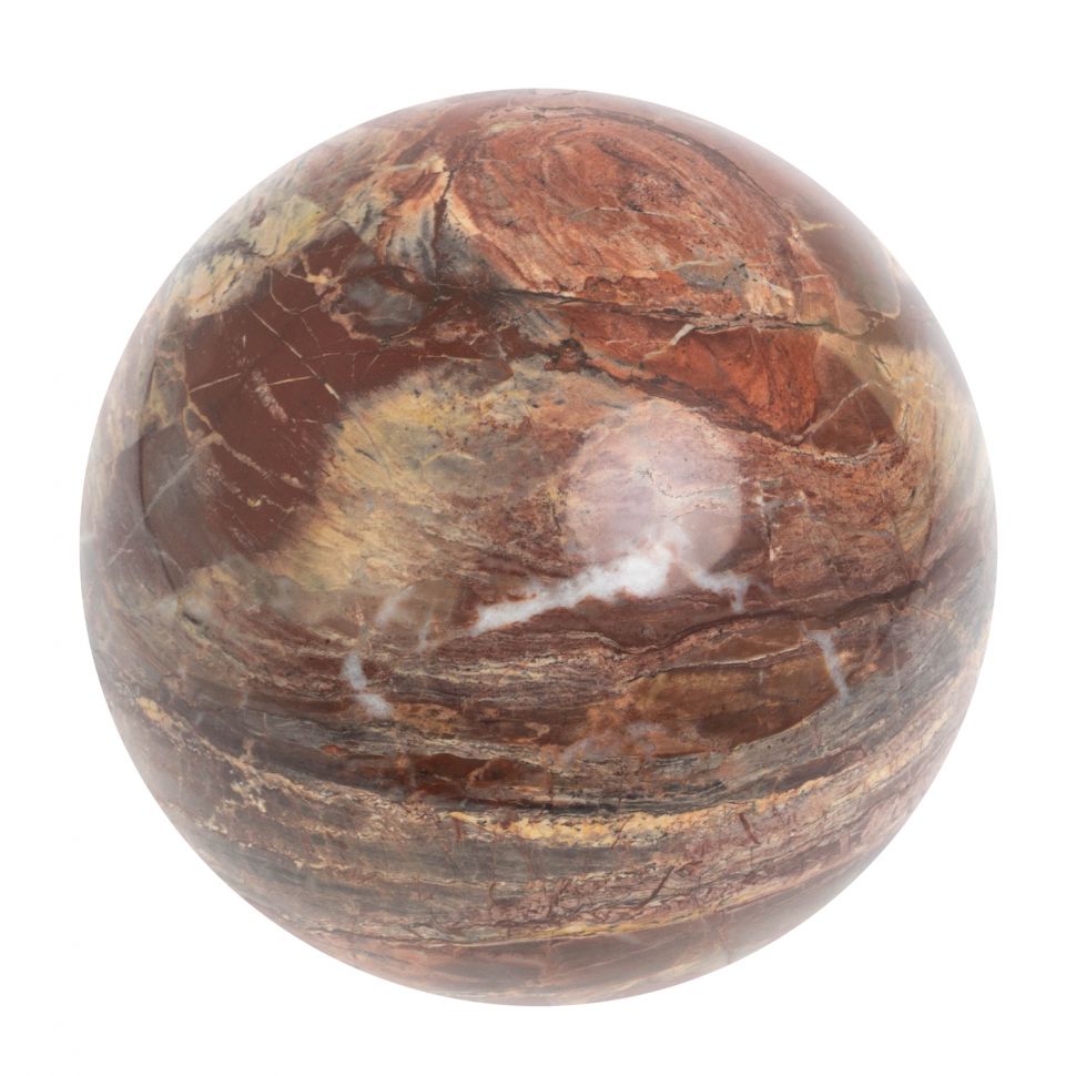 Шар из яшмы 11,5 см фото 1 — 