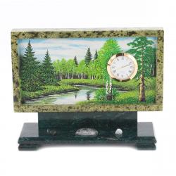 Часы с рисунком &quot;Лето&quot; змеевик — 