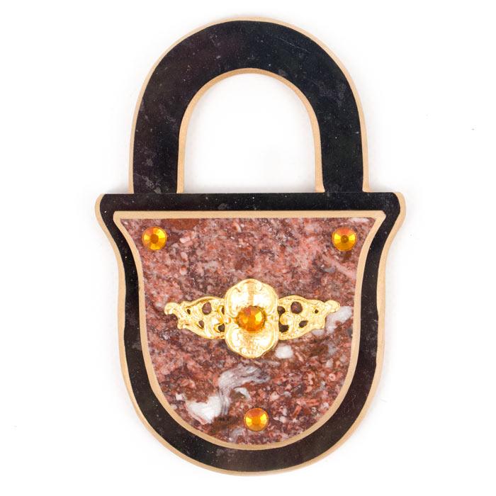 Магнит "Замок" змеевик креноид фото 1 — 