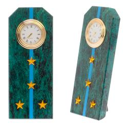 Часы &quot;Погон  капитан ВВС, ВКС, ВДВ&quot; камень змеевик — 