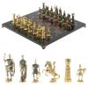 Шахматы подарочные "Римские" с бронзовыми фигурами 40х40 см фото 1 — 