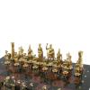 Шахматы подарочные "Римские" с бронзовыми фигурами 40х40 см фото 4 — 