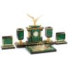 Настольный набор "Орел" из малахита фото 3 — 