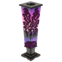 Ваза &quot;Рассвет&quot; каменная крошка черный змеевик — 