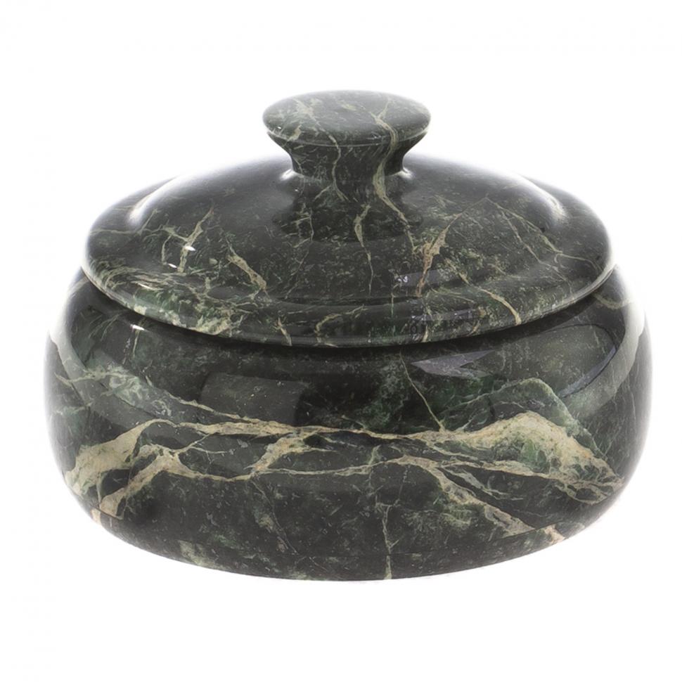 Сахарница из змеевика средняя 11х7 см фото 1 — 