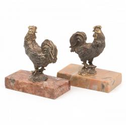 Статуэтка &quot;Курочка с повернутой головой&quot; бронза креноид — 