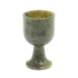 Рюмка на ножке из нефрита 20 мл 4х6,5 см — 