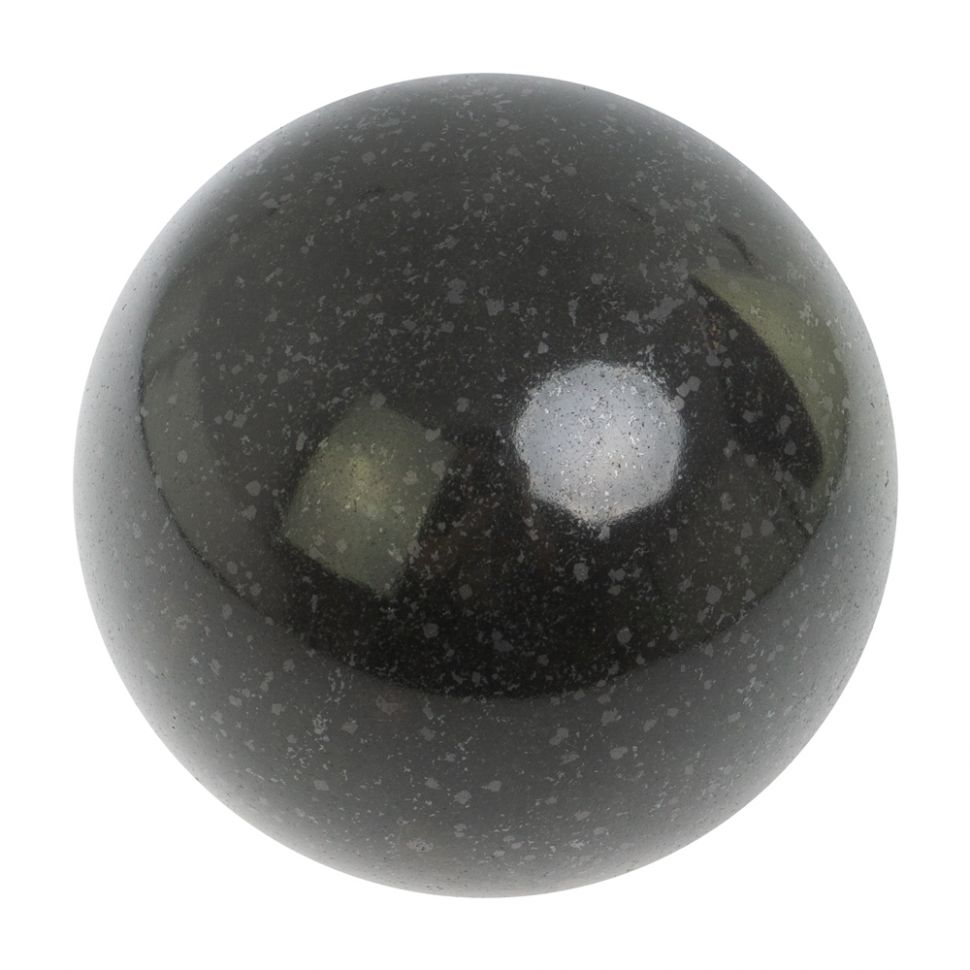 Шар диаметром 9 см камень базальт фото 1 — 