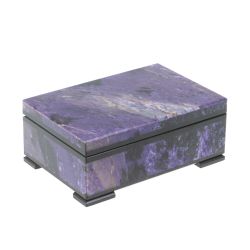 Шкатулка из чароита 10х7х4 см — 