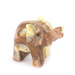 Фигурка из камня оникс &quot;Слоненок&quot; 6,3х2,6х5 см (2,5) — 