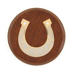 Панно на тарелке &quot;Подкова на счастье&quot; 12 см Златоуст — 