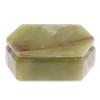 Шкатулка шестиугольная из зелено-коричневого оникса 12,5х9х4,5 см фото 2 — 