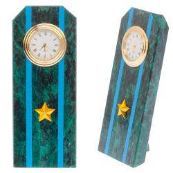 Часы &quot;Погон майор ВВС, ВКС, ВДВ&quot; камень змеевик — 