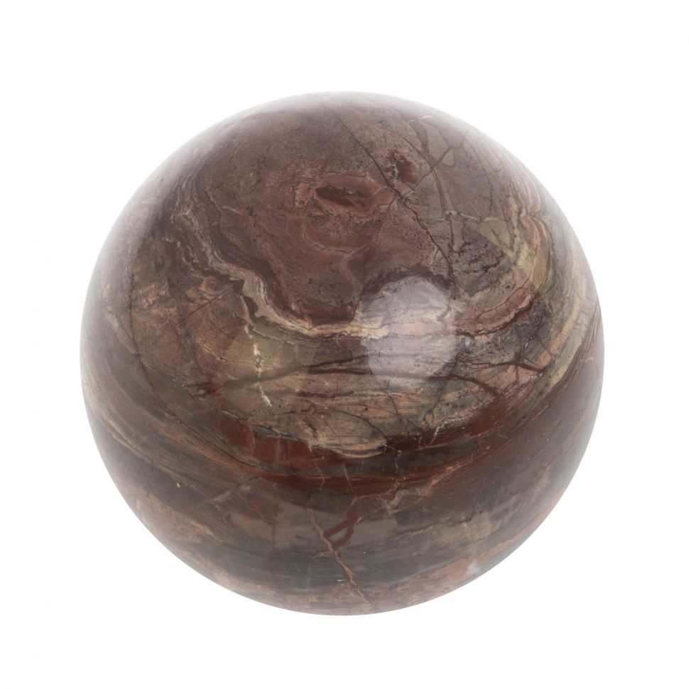 Шар из яшмы 8 см фото 1 — 