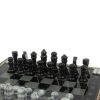 Шахматы "Турнирные" с багетом змеевик гранит фото 3 — 