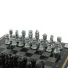 Шахматы "Турнирные" с багетом змеевик гранит фото 4 — 
