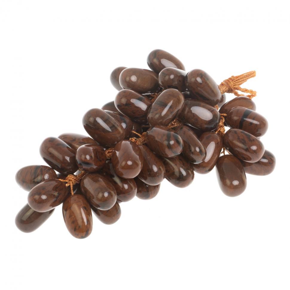 Сувенир "Гроздь винограда" из обсидиана 60 ягод фото 1 — 