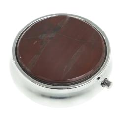 Таблетница на 3 отсека камень яшма цвет серебро — 