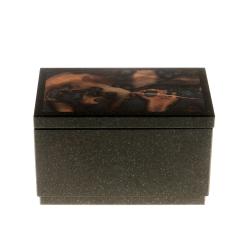 Шкатулка из яшмы 10х6,5х6 см — 