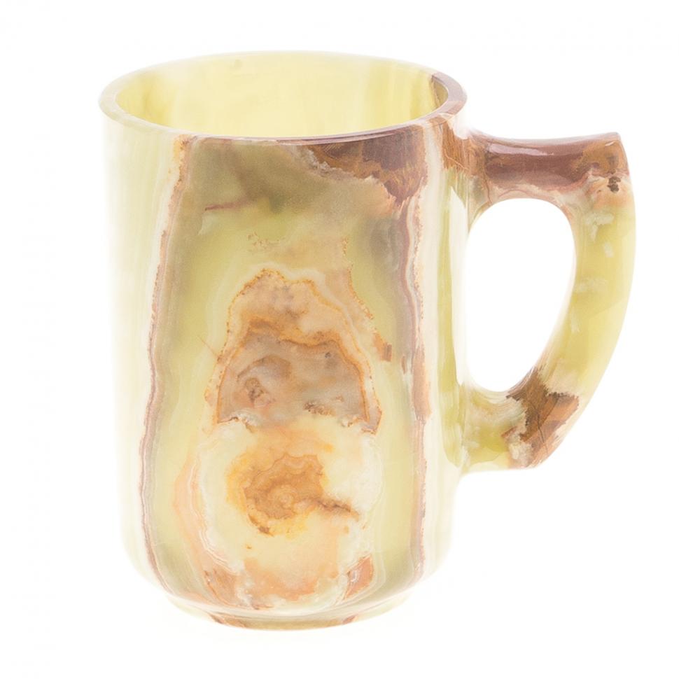 Пивная кружка из оникса 8,5х12,5 см 340 мл (3,5х5) фото 1 — 