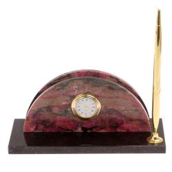 Настольный мини-набор &quot;Овал&quot; камень родонит — 