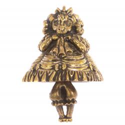 Колокольчик мантра &quot;Коза&quot; из бронзы — 