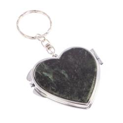 Складное зеркало брелок актиновит Сердце — 