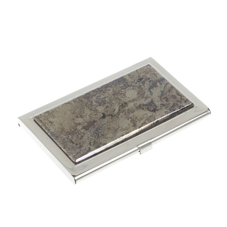 Карманная визитница из камня борнит фото 1 — 