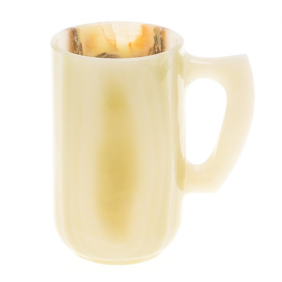 Пивная кружка из оникса 8,8х14,5 см 550 мл (4х6) фото 1 — 