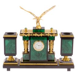 Письменный набор из малахита &quot;Орел&quot; — 