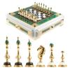Подарочные шахматы "Элитные" с малахитом Златоуст фото 1 — 