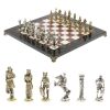 Шахматы "Галлы и Римляне" доска 36х36 см лемезит мрамор фото 1 — 