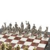 Шахматы "Галлы и Римляне" доска 36х36 см лемезит мрамор фото 4 — 
