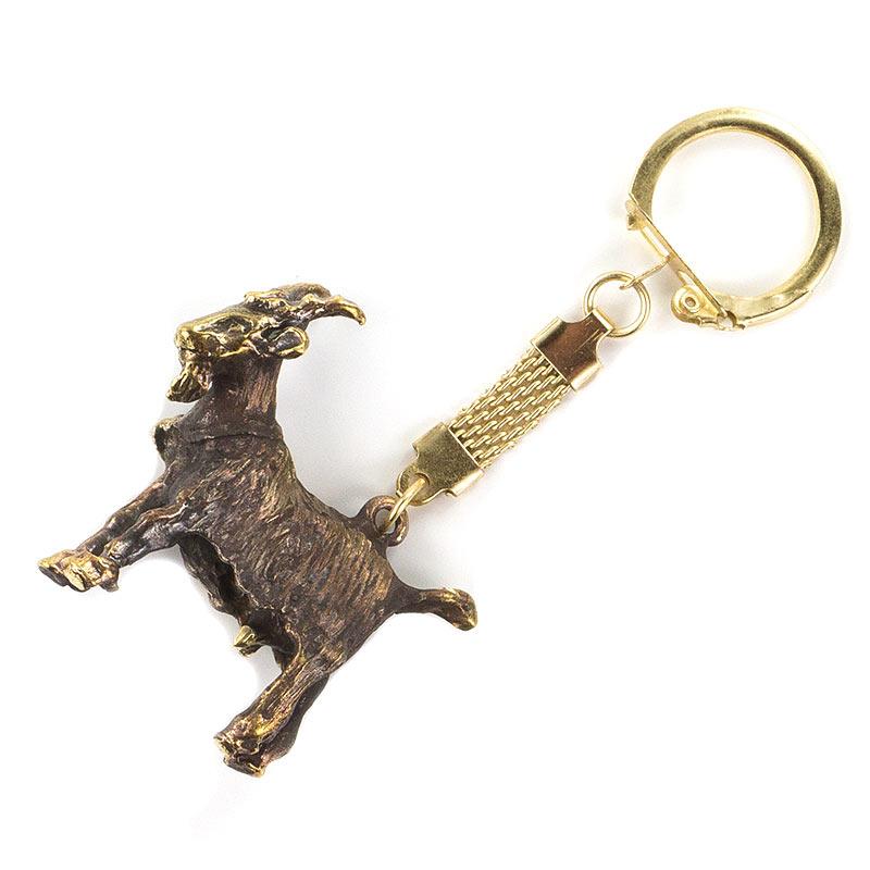 Брелок "Коза" бронза фото 1 — 