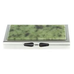 Таблетница на 3 отделения камень нефрит — 