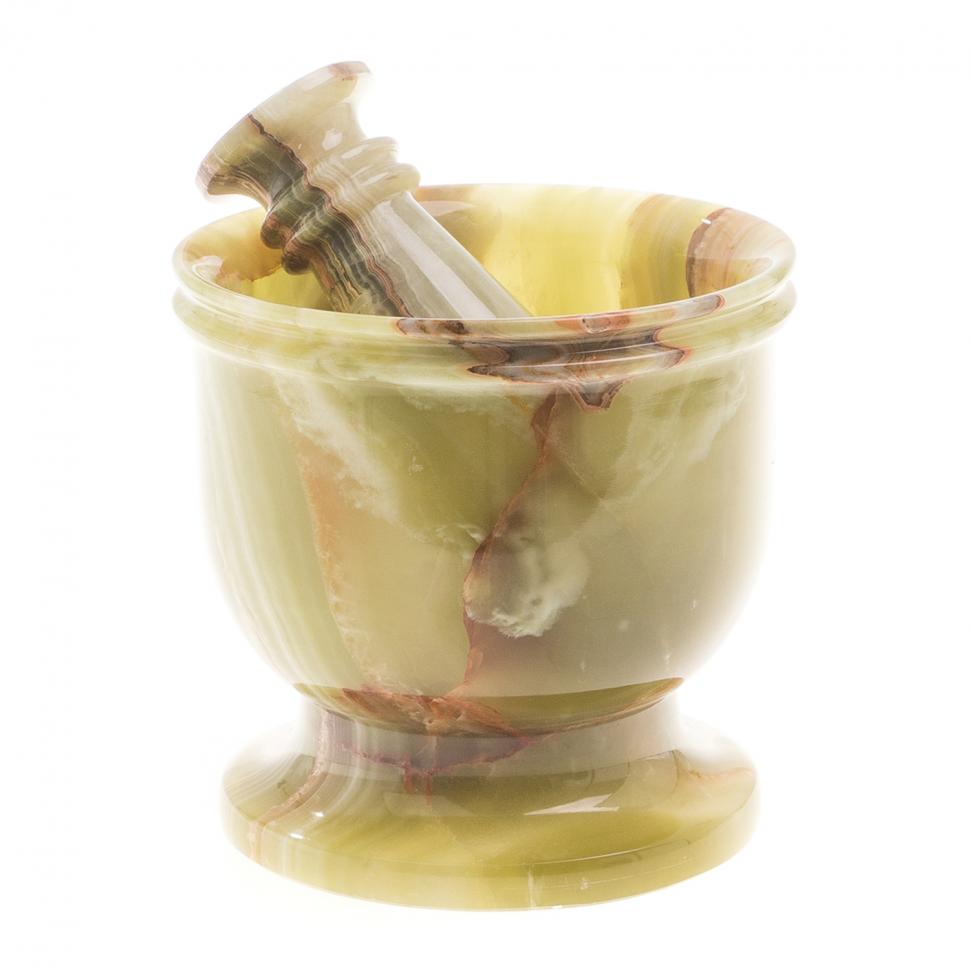 Ступка большая из оникса 15х14,5 см 0,9 л (6) фото 1 — 