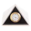 Часы настольные "Пирамида" мрамор долерит 11,5х11,5 см фото 1 — 