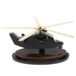 Сувенир &quot;Вертолет МИ - 24&quot; из обсидиана — 