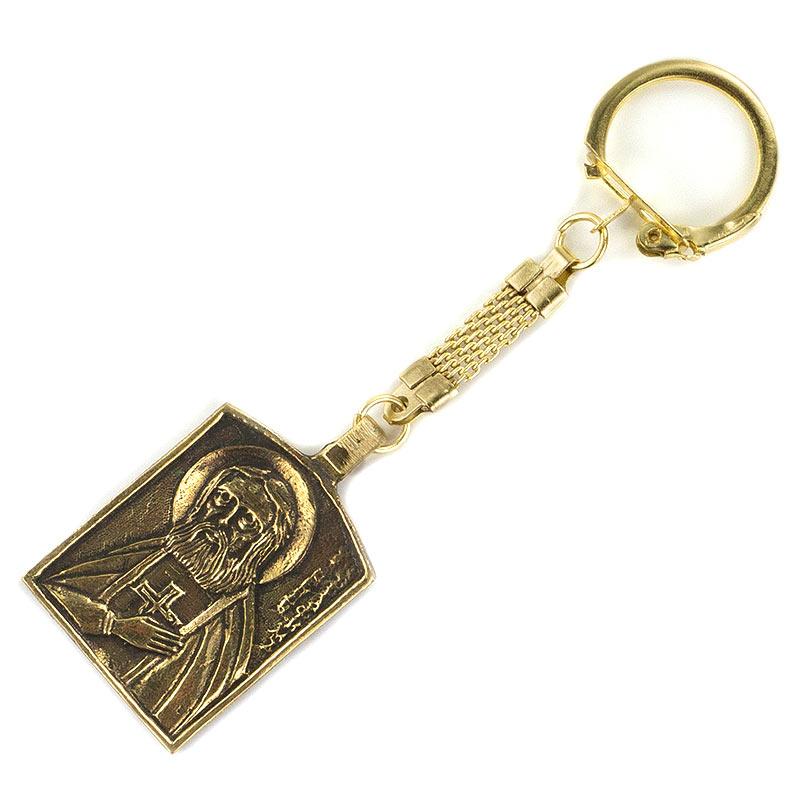 Брелок "Серафим Саровский" бронза фото 1 — 