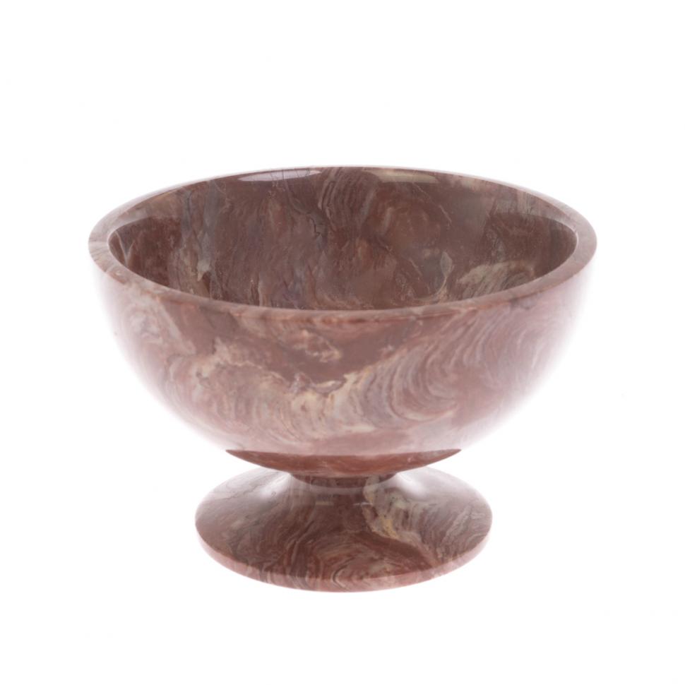 Креманка из лемезита 11х11х7 см фото 1 — 