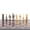 Шахматы с бронзовыми фигурами "Спарта" камень креноид 40х40 см фото 5 — 