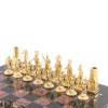 Шахматы с бронзовыми фигурами "Спарта" камень креноид 40х40 см фото 3 — 