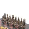 Шахматы с бронзовыми фигурами "Спарта" камень креноид 40х40 см фото 4 — 