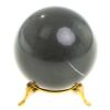 Шар из черного мрамора 7 см фото 2 — 