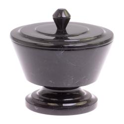 Сахарница из змеевика 11х11х10 см — 