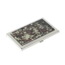 Карманная визитница из камня эвдиалит — 