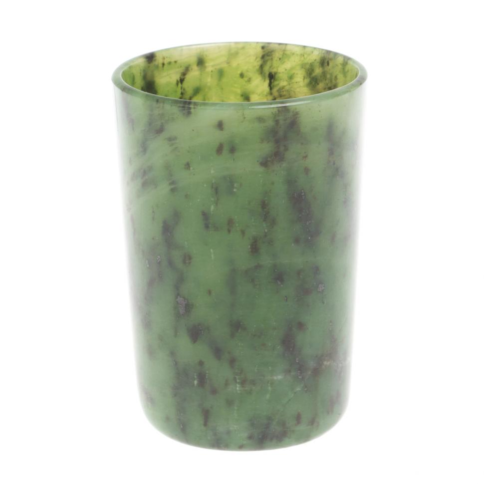 Подарочный стакан из нефрита 200 мл 7х10 см фото 1 — 